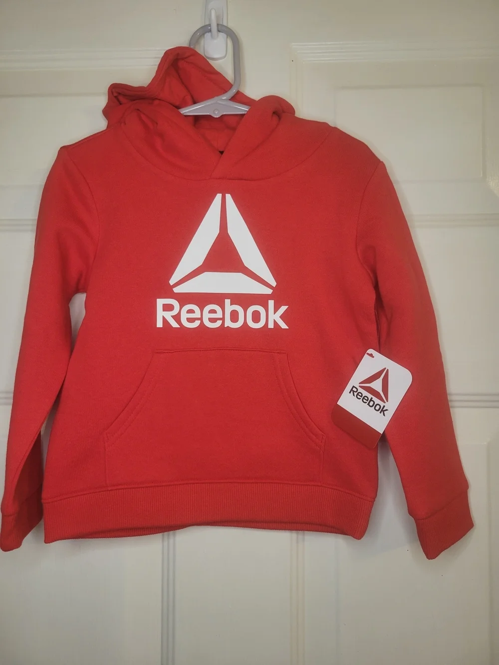 Reebok Kids' Red Logo Hoodie